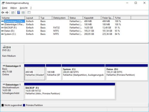 Datenträgerverwaltung öffnen: So gehts bei Windows 10