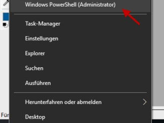 Windows PowerShell starten